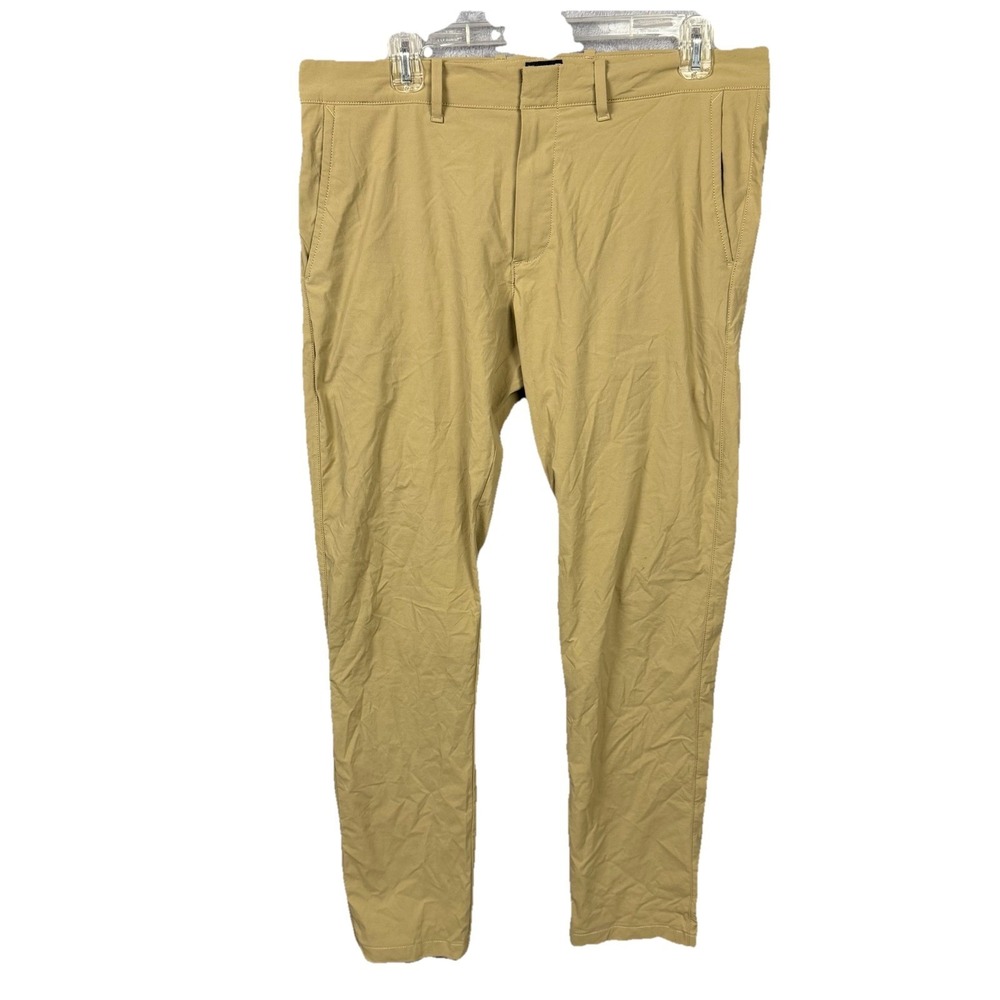 J. Crew 33x32 484 Slim-fit Pants‎ Khaki Career Preppy Office Minimalist